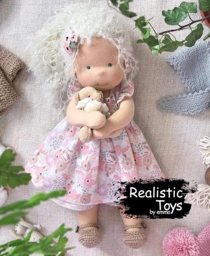 Emma Realistic Toys - Waldorf Doll Adelaide