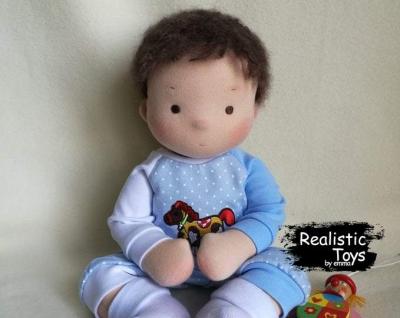 Emma Realistic Toys - Waldorf Doll Barney