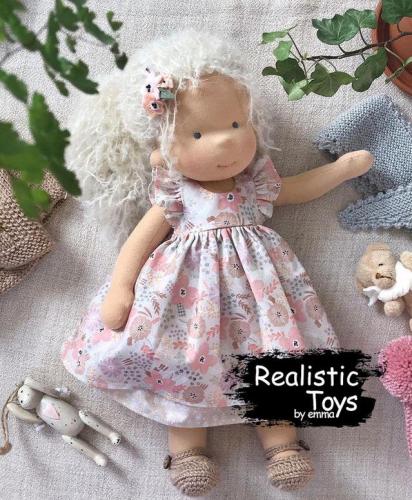 Emma Realistic Toys - Waldorf Doll Adelaide