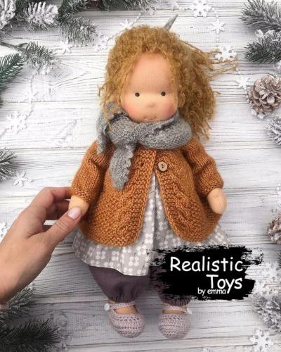 Emma Realistic Toys - Waldorf Doll Hailie