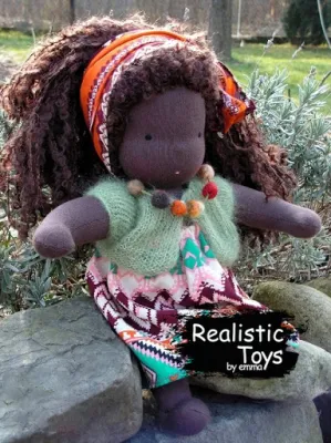 Emma Realistic Toys - Waldorf Doll  Ava