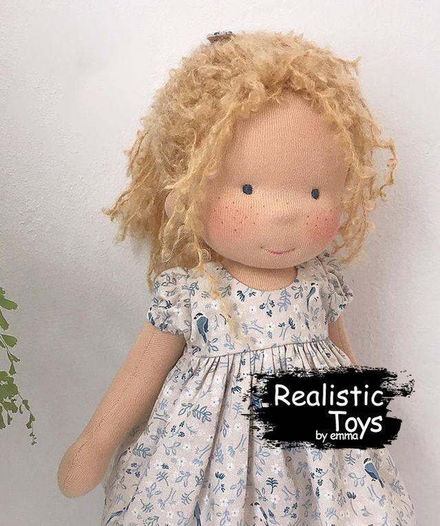 Emma Realistic Toys - Waldorf Doll Nathalie