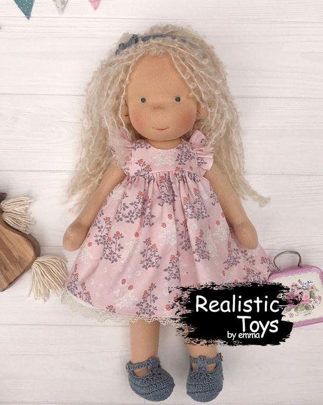 Emma Realistic Toys - Waldorf Doll Nathalie