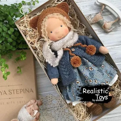 Emma Realistic Toys - Waldorf Doll Aba