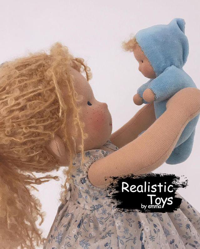 Emma Realistic Toys - Waldorf Doll Nathalie