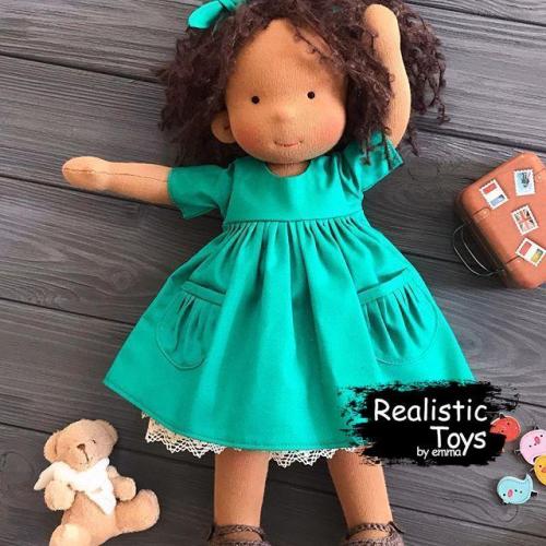 Waldorf Doll Edith , Christmas Present Ideas For Girls ,  Soft Baby Doll