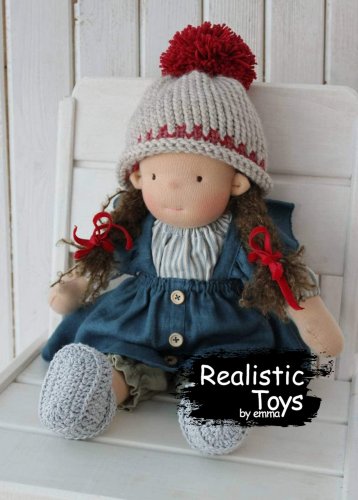 Waldorf Doll Astrid , Christmas Gifts For Girls , Eco - friendly Toy
