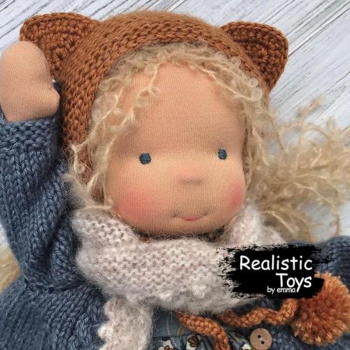 Emma Realistic Toys - Waldorf Doll Aba