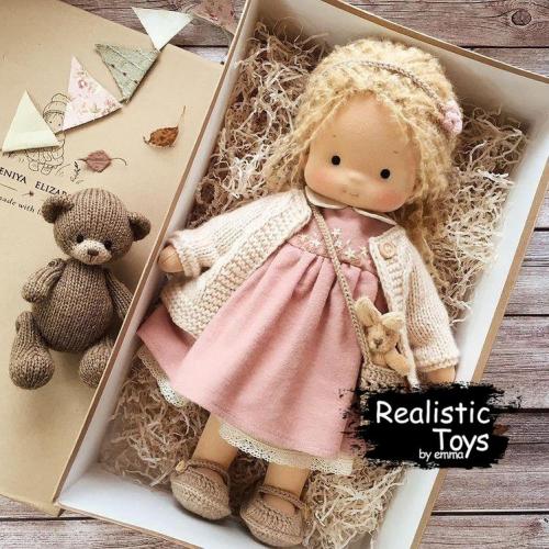 Emma Realistic Toys - Waldorf Doll Sofia
