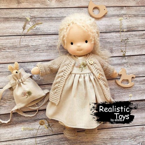 Waldorf Doll Adelynn，Soft Dolls For Infants