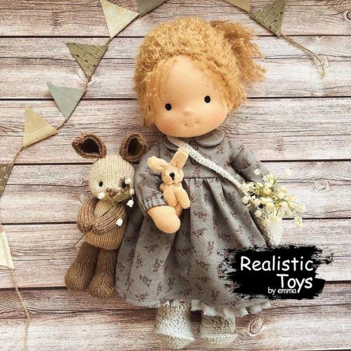 Emma Realistic Toys - Waldorf Doll Aubrey
