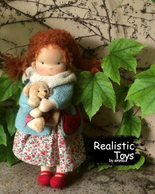 Waldorf Doll Alaina , Soft Baby Dolls For Infants , Soft Stuffed Dolls