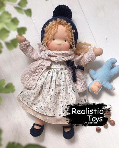 Emma Realistic Toys - Waldorf Doll Adalee