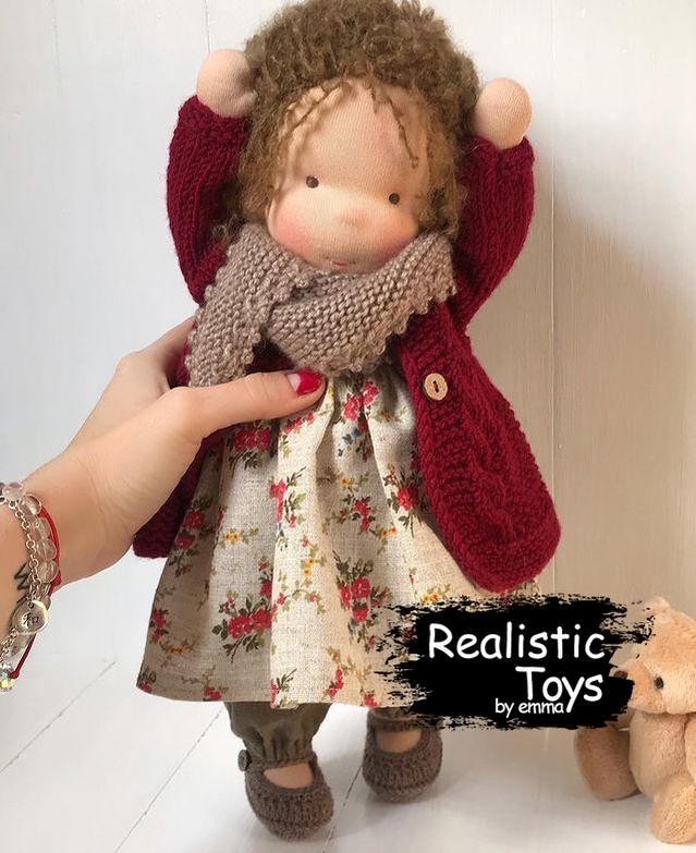 Emma Realistic Toys - Waldorf Doll Octavia