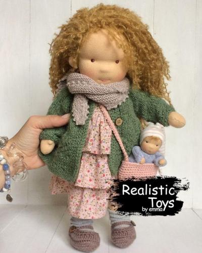 Emma Realistic Toys - Waldorf Doll Heidi