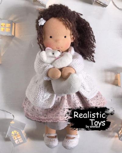 Emma Realistic Toys - Waldorf Doll Emmy