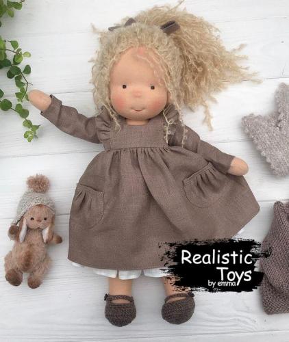 Emma Realistic Toys - Waldorf Doll Desirae
