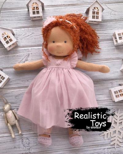 Emma Realistic Toys - Waldorf Doll Princess