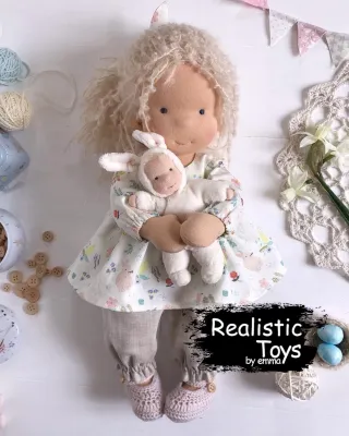 Emma Realistic Toys - Waldorf Doll Izabelle