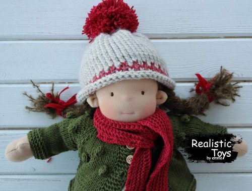 Waldorf Doll Astrid , Christmas Gifts For Girls , Eco - friendly Toy