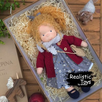 Emma Realistic Toys - Waldorf Doll Madison
