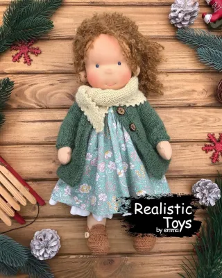 Emma Realistic Toys - Waldorf Doll Livia