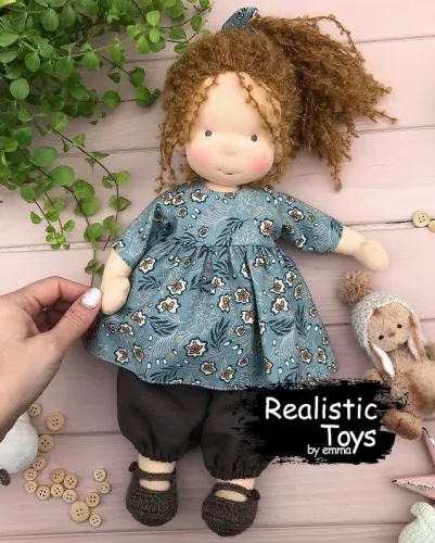 Emma Realistic Toys - Waldorf Doll Caltha