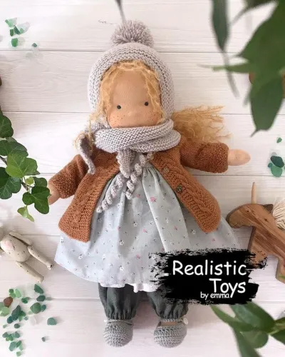Emma Realistic Toys - Waldorf Doll Kennedy