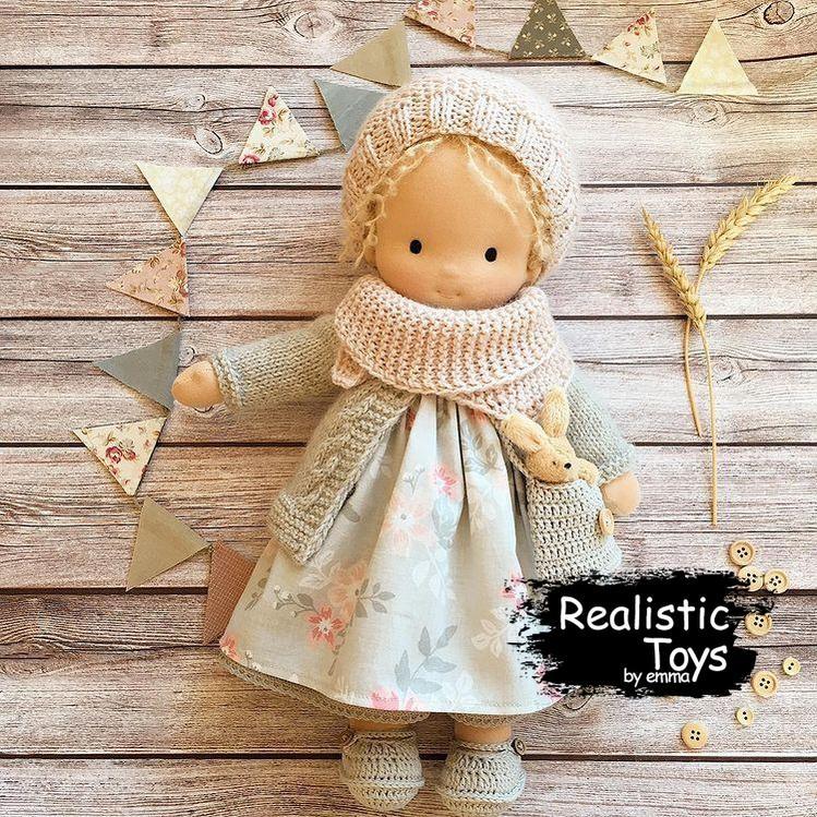 Emma Realistic Toys - Waldorf Doll Nyasia