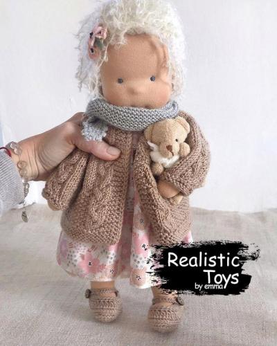 Emma Realistic Toys - Waldorf Doll Adelaide