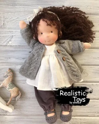 Emma Realistic Toys - Waldorf Doll Rachel