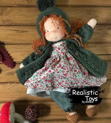 Emma Realistic Toys - Waldorf Doll  Bailey