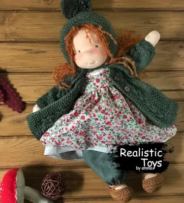 Emma Realistic Toys - Waldorf Doll  Bailey