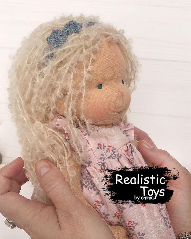 Emma Realistic Toys - Waldorf Doll Nathalie