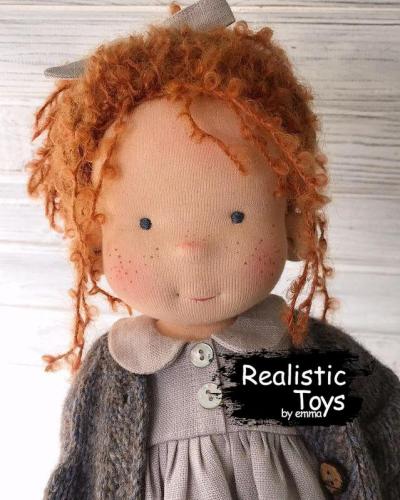 Emma Realistic Toys - Waldorf Doll Desirae