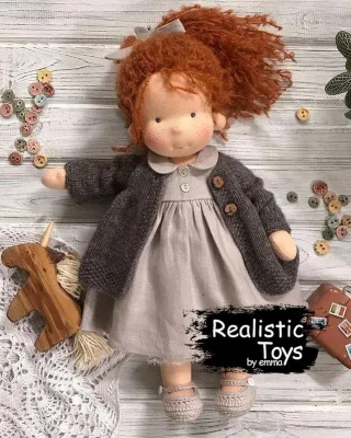 Emma Realistic Toys - Waldorf Doll Desirae