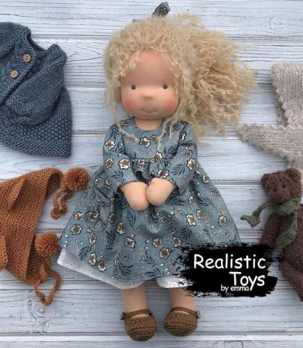 Emma Realistic Toys - Waldorf Doll Aba