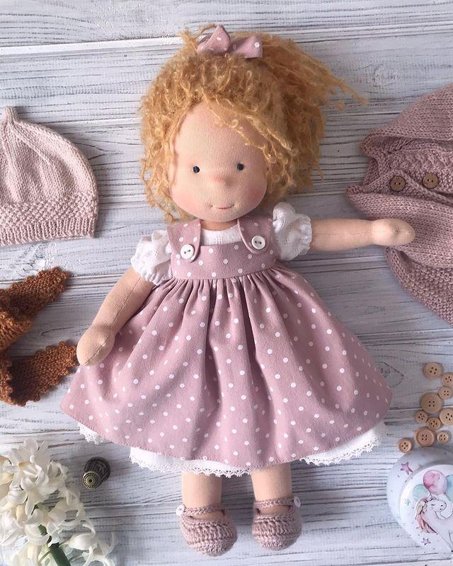 Emma Realistic Toys - Waldorf Doll Blanche