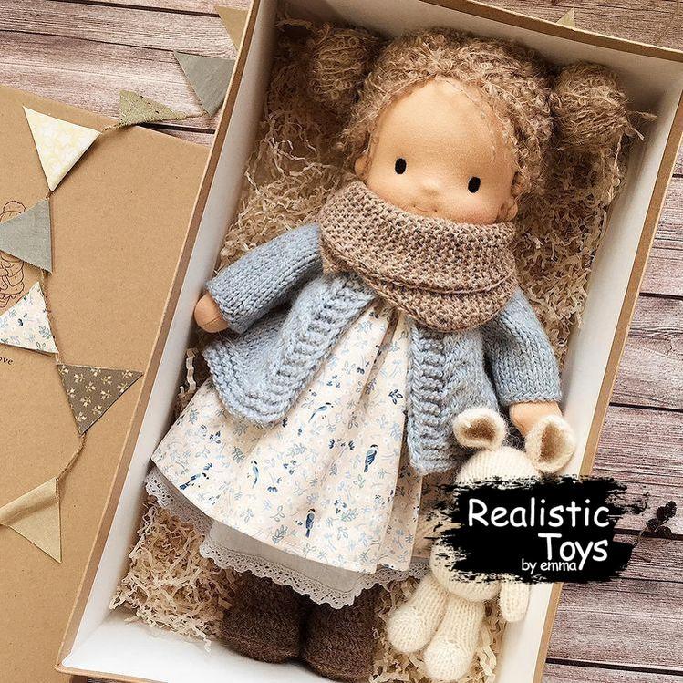 Emma Realistic Toys - Waldorf Doll Nyasia