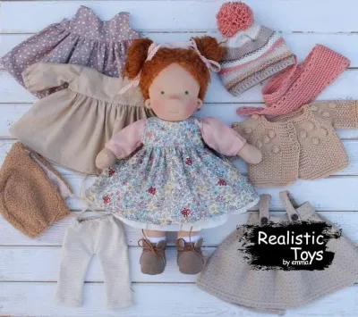 Waldorf Doll Apri , Little Girls Toys , Dolls For Babies And Toddlers