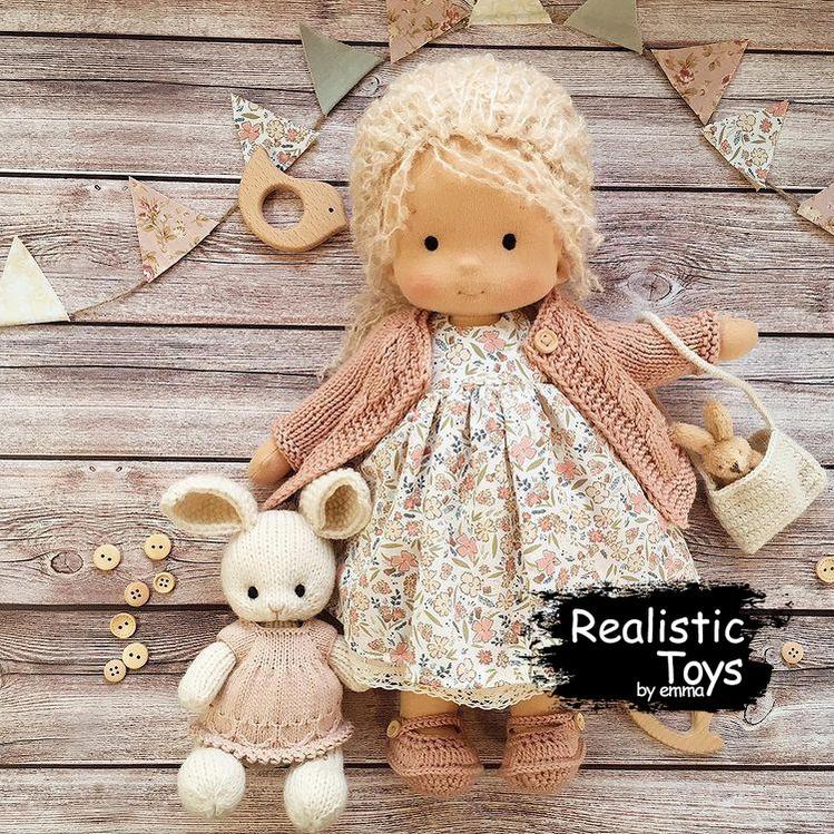 Emma Realistic Toys - Waldorf Doll  Savannah