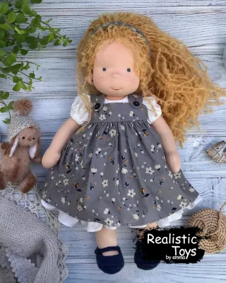 Emma Realistic Toys - Waldorf Doll Olivia