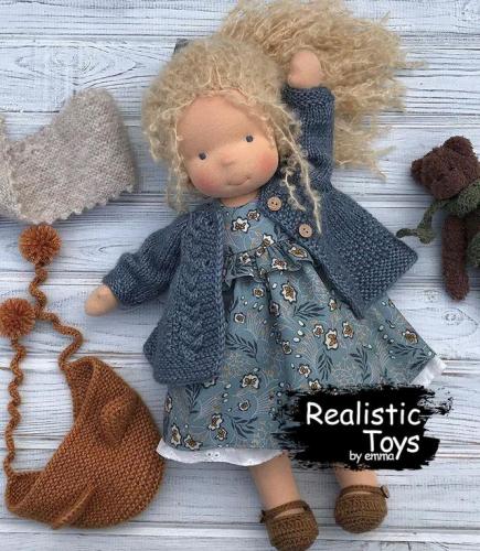 Emma Realistic Toys - Waldorf Doll Aba