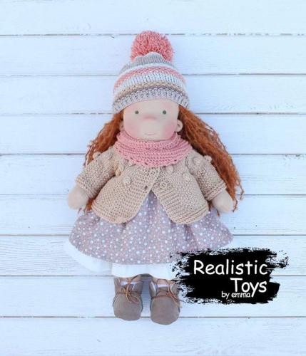 Waldorf Doll Apri , Little Girls Toys , Dolls For Babies And Toddlers