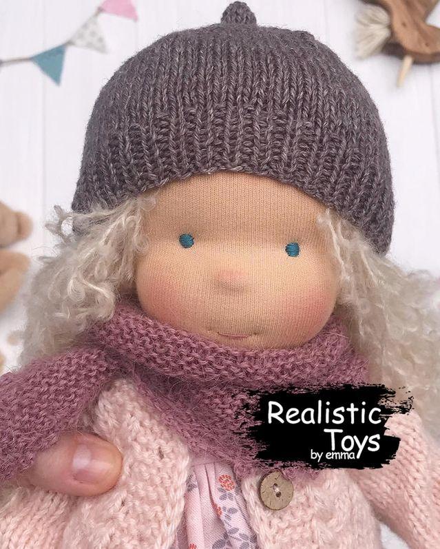 Emma Realistic Toys - Waldorf Doll Nathalie