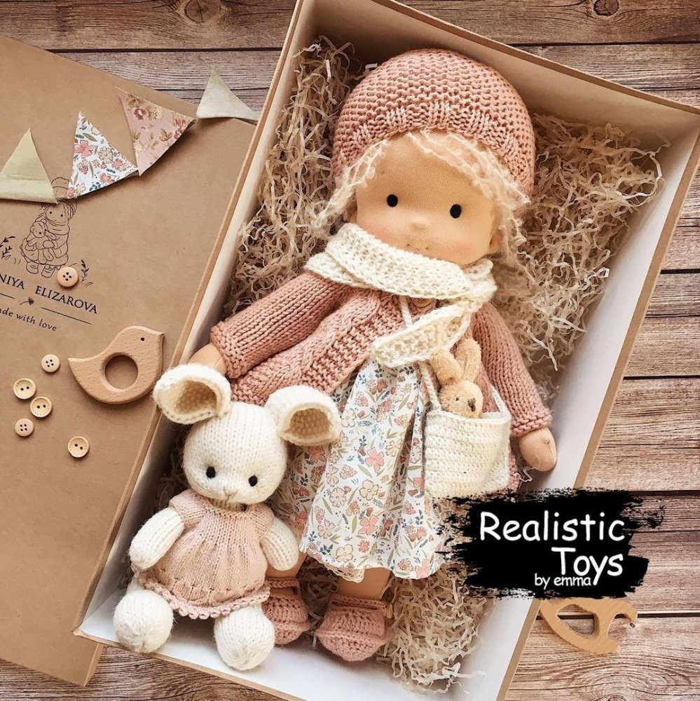 Emma Realistic Toys - Waldorf Doll  Savannah