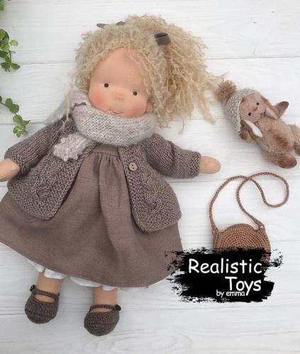 Emma Realistic Toys - Waldorf Doll Desirae