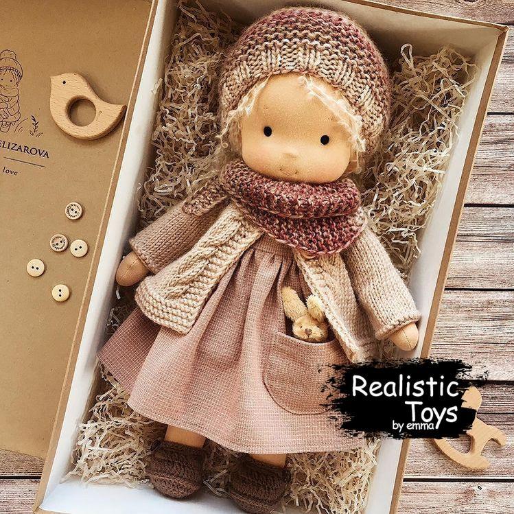 Emma Realistic Toys - Waldorf Doll Abina