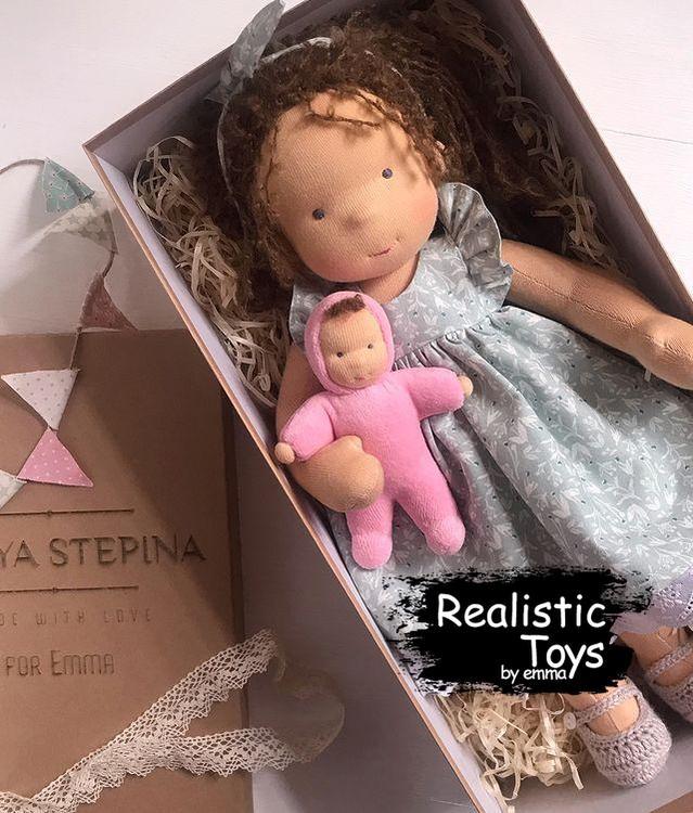 Emma Realistic Toys - Waldorf Doll Averi