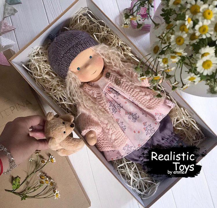 Emma Realistic Toys - Waldorf Doll Nathalie